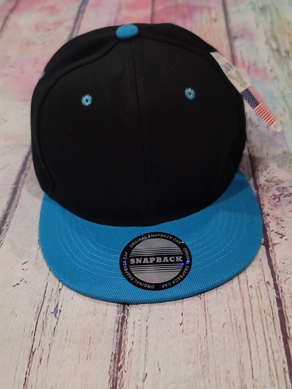 New Black And Blue Snapback Hat